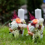 WeDoWowFlowers , buchet mireasa , buchet cununie civila , lumanare botez