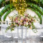 Aranjament floral masa nunta/botez AM017