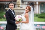 Buchet de mireasa cu trandafiri si bujori B005