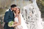 Buchet de mireasa cu frezii si lacramioare B022 - imagine 2