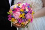 Buchet de mireasa colorat B035