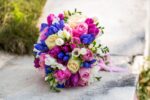 Buchet de mireasa colorat B050