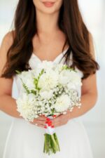 Buchet de mireasa alb B146