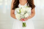 Buchet de mireasa alb B146 - imagine 3
