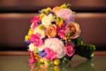 Buchet de mireasa colorat B035 - imagine 3