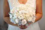 Buchet de mireasa cu bumbac B040