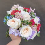 Buchet de cununie civila colorat C033 - imagine 2