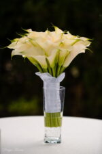 Buchet de mireasa cu cale albe B098 - imagine 2