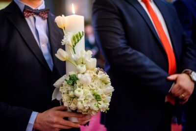 WeDoWowFlowers , buchet mireasa , buchet cununie civila , lumanare botez