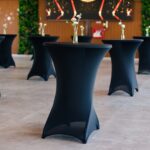 Husă elastică (stretch) pentru masă de cocktail LW16