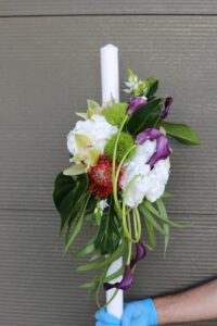 WeDoWowFlowers , buchet mireasa , buchet cununie civila , lumanare botez