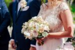 Buchet de mireasa B172 Dusty Pink