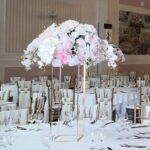 Aranjament flori artificiale masa nunta/botez AA004
